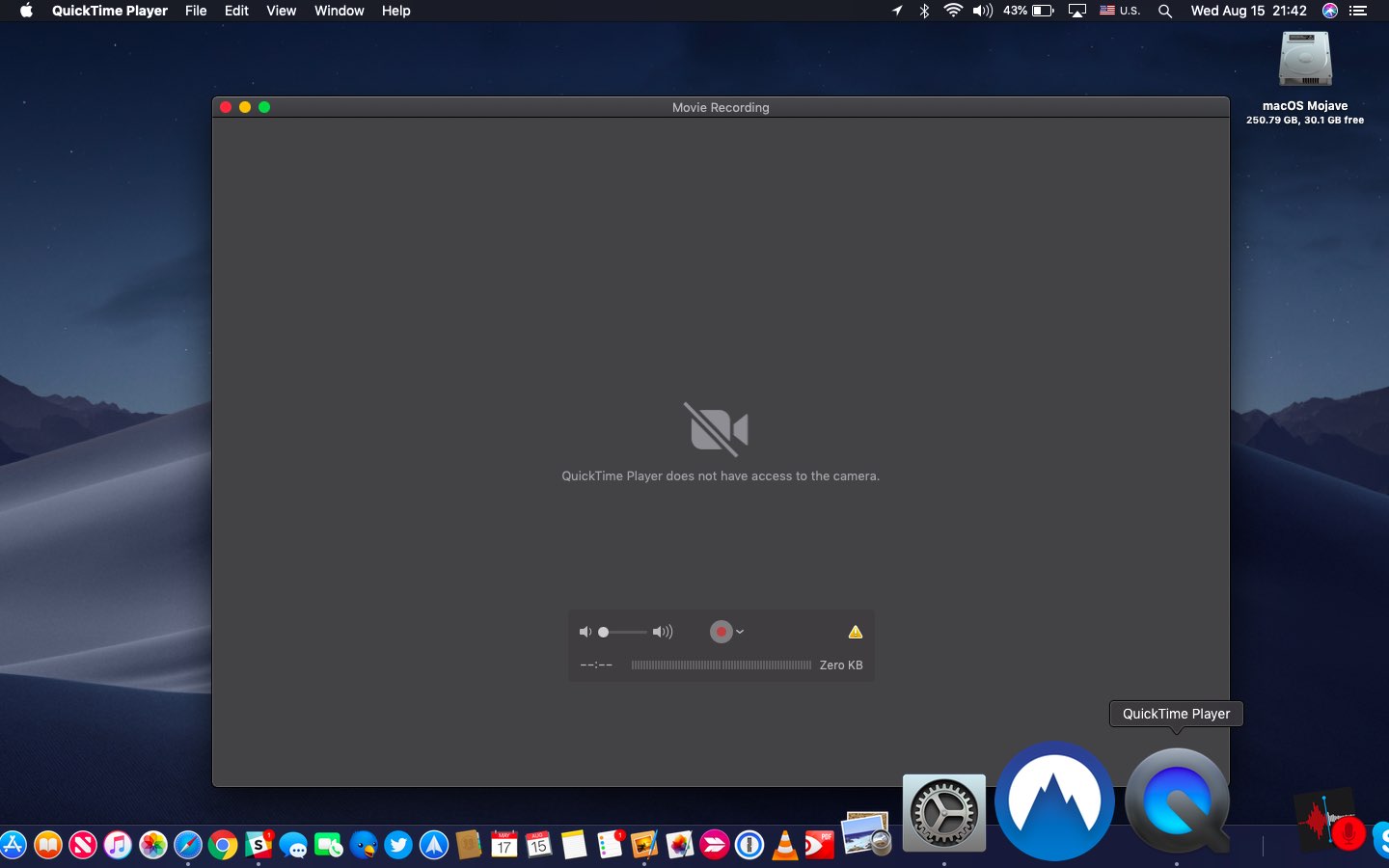 quicktime player for mac how to pause screen recording